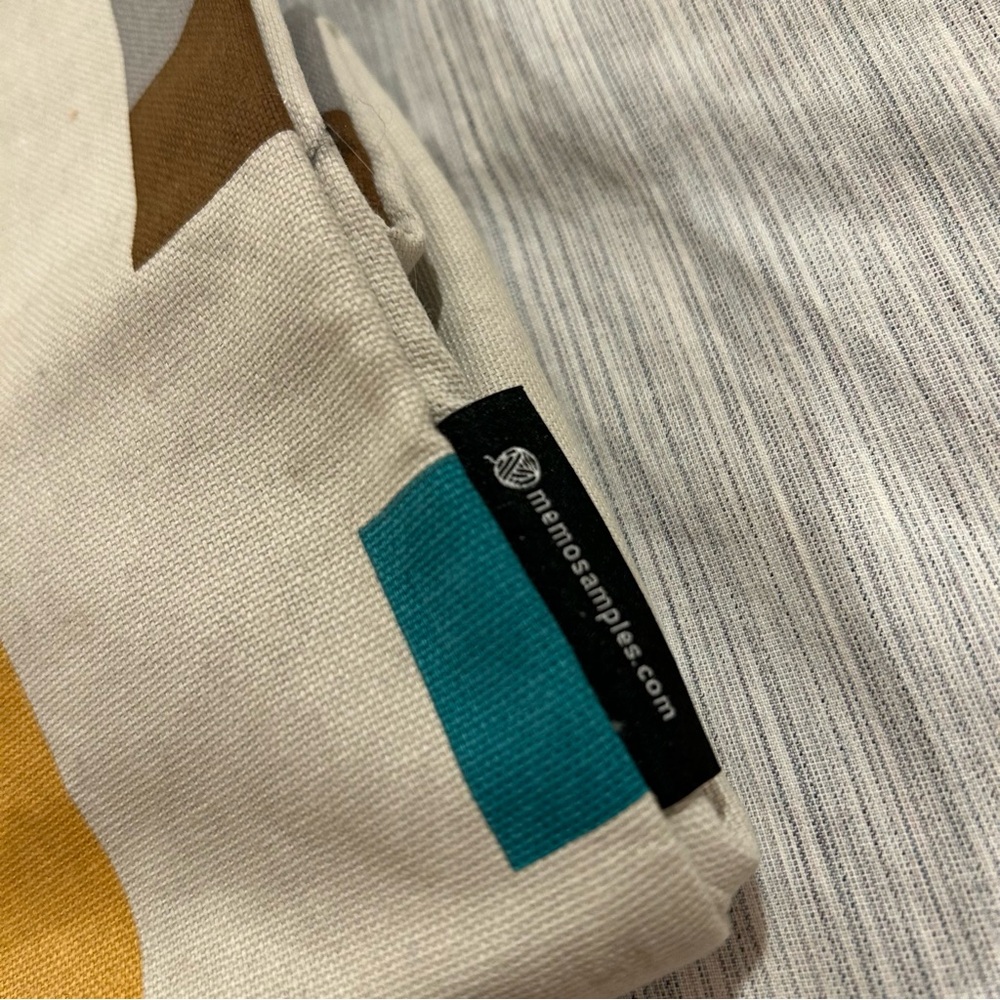 Geometric Tote with Black Straps - Picture 2 of 4